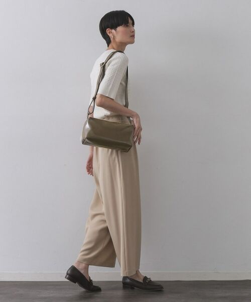 OPAQUE.CLIP / オペーク ドット クリップ ショルダーバッグ | 【2WAY】エナメルワイドスクエアボストンバッグ | 詳細4