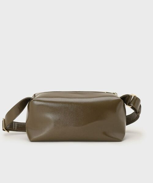 OPAQUE.CLIP / オペーク ドット クリップ ショルダーバッグ | 【2WAY】エナメルワイドスクエアボストンバッグ | 詳細8