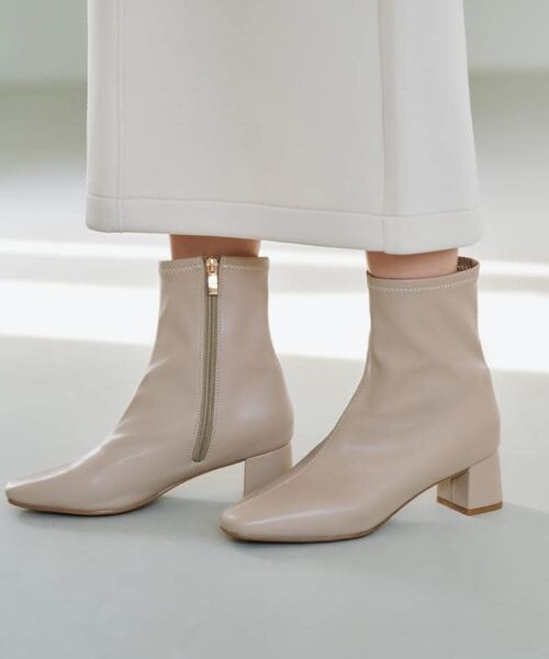 OPAQUE.CLIP / オペーク ドット クリップ ブーツ（ショート丈） | ベーシックショートブーツ【THEシリーズ/抗菌防臭加工】 | 詳細1