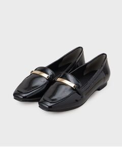 OPAQUE.CLIP / オペーク ドット クリップ パンプス | 【抗菌防臭加工】メタルバーエナメルローファーシューズ