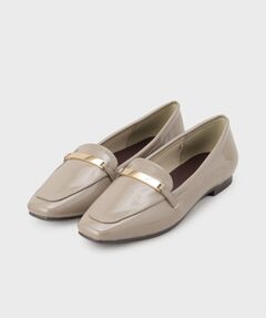 OPAQUE.CLIP / オペーク ドット クリップ パンプス | 【抗菌防臭加工】メタルバーエナメルローファーシューズ