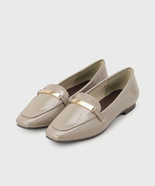 OPAQUE.CLIP / オペーク ドット クリップ パンプス | 【抗菌防臭加工】メタルバーエナメルローファーシューズ | 詳細1