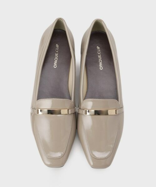 OPAQUE.CLIP / オペーク ドット クリップ パンプス | 【抗菌防臭加工】メタルバーエナメルローファーシューズ | 詳細4