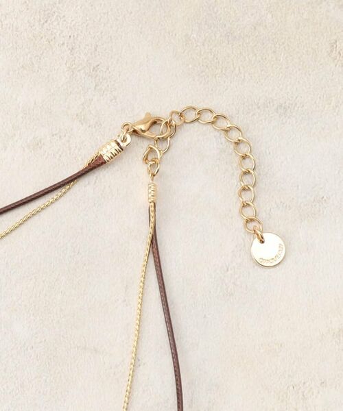 OPAQUE.CLIP / オペーク ドット クリップ ネックレス・ペンダント・チョーカー | コード×チェーン×フェイクパールネックレス | 詳細3