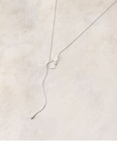 OPAQUE.CLIP / オペーク ドット クリップ ネックレス・ペンダント・チョーカー | メタル×フェイクパール Y字ラリエットネックレス