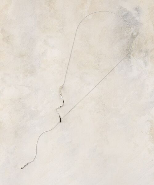 OPAQUE. CLIP/オペーク ドット クリップ ひねりメタルバースライドネックレス シルバー(006) 00 OPAQUE. CLIP/オペーク ドット クリップ ひねりメタルバースライドネックレス シルバー(006) 00