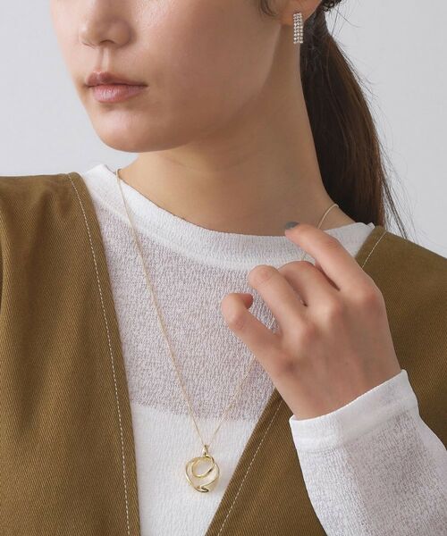 OPAQUE.CLIP / オペーク ドット クリップ ネックレス・ペンダント・チョーカー | ニュアンスメタルリングネックレス | 詳細4
