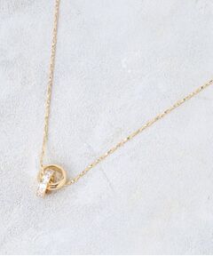 OPAQUE.CLIP / オペーク ドット クリップ ネックレス・ペンダント・チョーカー | 【2WAY】ダブルリングスライドネックレス