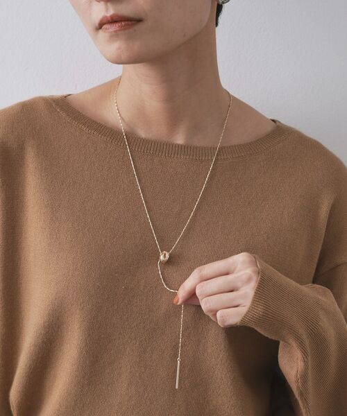 OPAQUE.CLIP / オペーク ドット クリップ ネックレス・ペンダント・チョーカー | 【2WAY】ダブルリングスライドネックレス | 詳細6