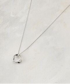 OPAQUE.CLIP / オペーク ドット クリップ ネックレス・ペンダント・チョーカー | メタル×クリアダブルリングネックレス