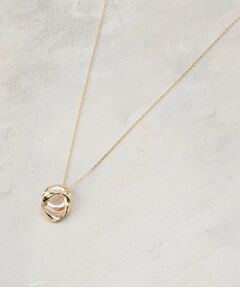 OPAQUE.CLIP / オペーク ドット クリップ ネックレス・ペンダント・チョーカー | メタル×クリアダブルリングネックレス