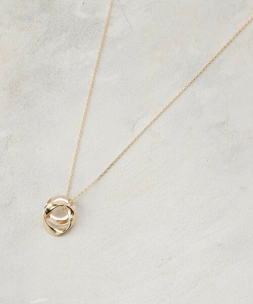 OPAQUE.CLIP / オペーク ドット クリップ ネックレス・ペンダント・チョーカー | メタル×クリアダブルリングネックレス | 詳細1