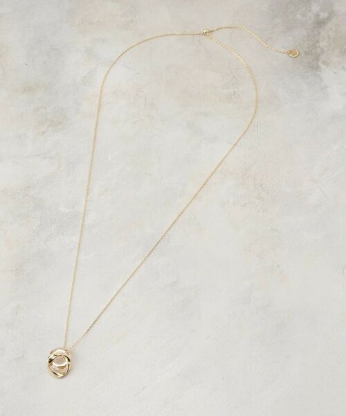 OPAQUE.CLIP / オペーク ドット クリップ ネックレス・ペンダント・チョーカー | メタル×クリアダブルリングネックレス | 詳細2