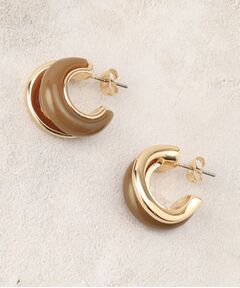 OPAQUE.CLIP / オペーク ドット クリップ ピアス・イヤリング | エポ×メタル2連ピアス