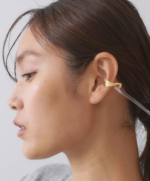 OPAQUE.CLIP / オペーク ドット クリップ ピアス・イヤリング | メタルレイヤード風イヤーカフ | 詳細5