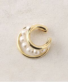 OPAQUE.CLIP / オペーク ドット クリップ ピアス・イヤリング | メタル×フェイクパールイヤーカフ