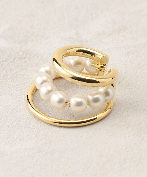 OPAQUE.CLIP / オペーク ドット クリップ ピアス・イヤリング | メタル×フェイクパールイヤーカフ | 詳細3