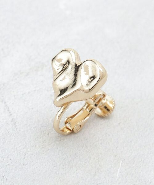 OPAQUE.CLIP / オペーク ドット クリップ ピアス・イヤリング | ニュアンスハートメタルイヤリング | 詳細2