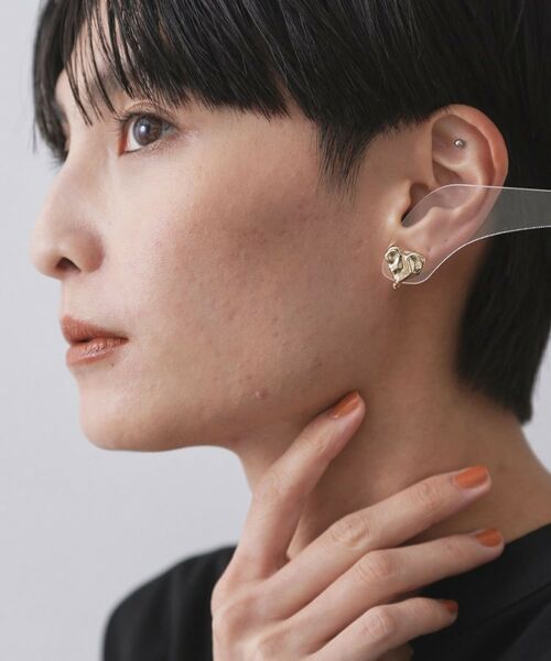 OPAQUE.CLIP / オペーク ドット クリップ ピアス・イヤリング | ニュアンスハートメタルイヤリング | 詳細5