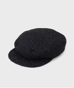 美品 メゾンミッシェル ラメ入り ブラック ツイード キャスケット M MAISON MICHEL / ツイードキャスケット｜ESTNATION ONLINE STORE