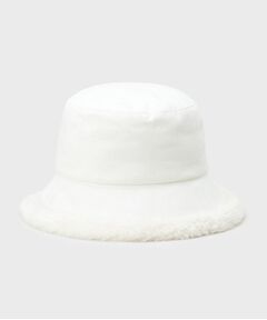 OPAQUE.CLIP / オペーク ドット クリップ ハット | 【リバーシブル】フェイクムートン×フェイクファーバケットハット