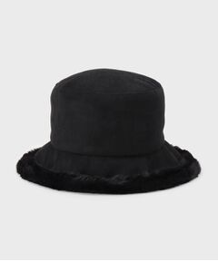 OPAQUE.CLIP / オペーク ドット クリップ ハット | 【リバーシブル】フェイクムートン×フェイクファーバケットハット