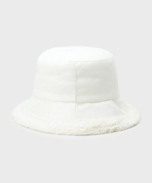 OPAQUE.CLIP / オペーク ドット クリップ ハット | 【リバーシブル】フェイクムートン×フェイクファーバケットハット | 詳細5
