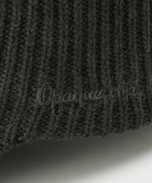 OPAQUE.CLIP / オペーク ドット クリップ キャップ | ロゴ入りリブニットキャップ | 詳細5