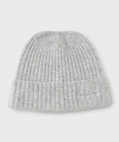 OPAQUE.CLIP / オペーク ドット クリップ ニットキャップ | ロゴ入りリブニットワッチ | 詳細1