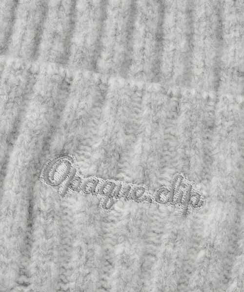 OPAQUE.CLIP / オペーク ドット クリップ ニットキャップ | ロゴ入りリブニットワッチ | 詳細3