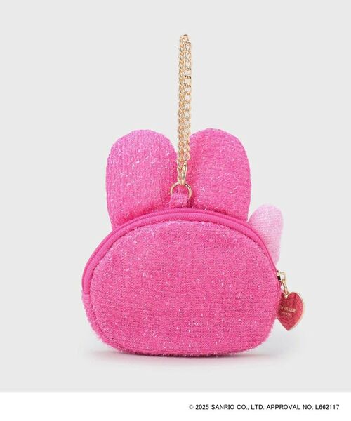 OPAQUE.CLIP / オペーク ドット クリップ ポーチ | 【マイメロディ】フェイス型キラキラポーチチャーム | 詳細3