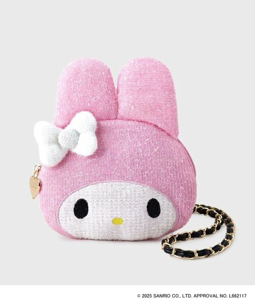 OPAQUE. CLIP/オペーク ドット クリップ 【マイメロディ】フェイス型2WAYキラキラミニショルダー ライトピンク(870) 00 OPAQUE. CLIP/オペーク ドット クリップ 【マイメロディ】フェイス型2WAYキラキラミニショルダー ライトピンク(870) 00