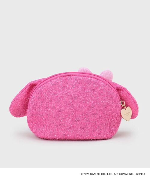 OPAQUE.CLIP / オペーク ドット クリップ ポーチ | 【マイメロディ】たれ耳フェイス型キラキラシェルポーチ | 詳細2