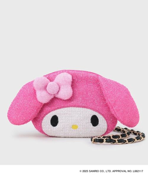OPAQUE.CLIP / オペーク ドット クリップ ショルダーバッグ | 【マイメロディ】たれ耳フェイス型2WAYキラキラミニショルダー | 詳細1