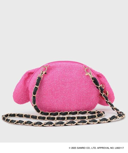 OPAQUE.CLIP / オペーク ドット クリップ ショルダーバッグ | 【マイメロディ】たれ耳フェイス型2WAYキラキラミニショルダー | 詳細3