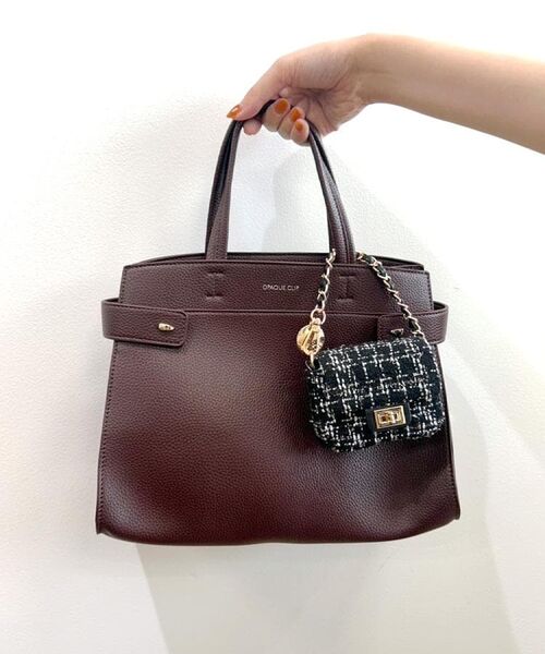 OPAQUE.CLIP / オペーク ドット クリップ キーホルダー・ストラップ | ミニサイズキルティングバッグチャーム | 詳細6