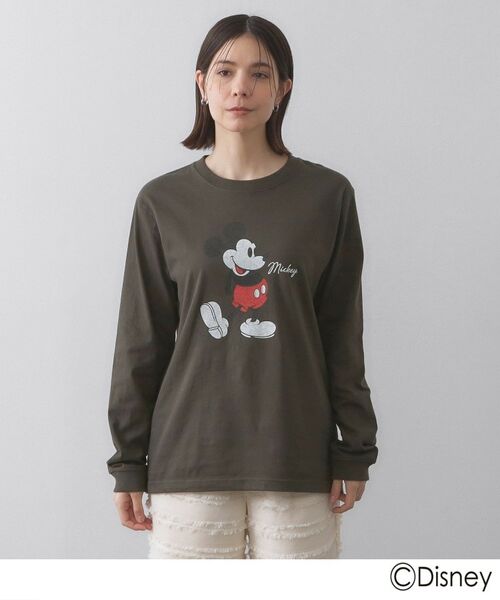 OPAQUE.CLIP / オペーク ドット クリップ カットソー | 【Mickey Mouse】プリントロングTシャツ | 詳細13