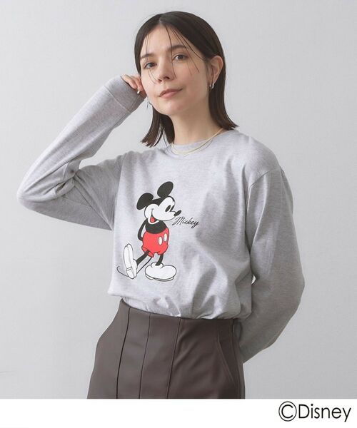 OPAQUE.CLIP / オペーク ドット クリップ カットソー | 【Mickey Mouse】プリントロングTシャツ | 詳細5