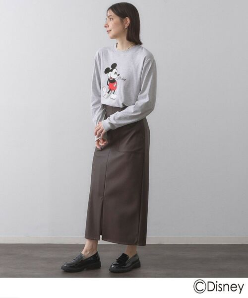 OPAQUE.CLIP / オペーク ドット クリップ カットソー | 【Mickey Mouse】プリントロングTシャツ | 詳細7