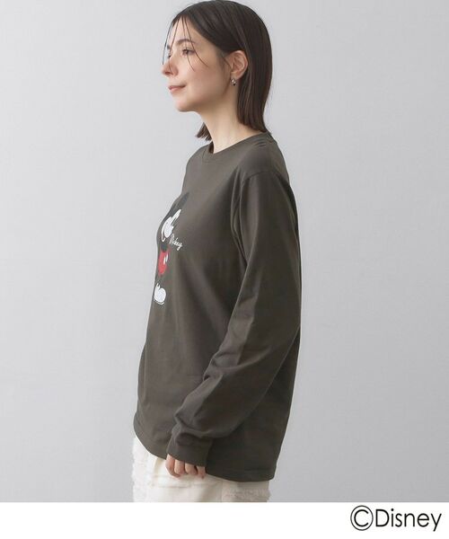 OPAQUE.CLIP / オペーク ドット クリップ カットソー | 【Mickey Mouse】プリントロングTシャツ | 詳細9