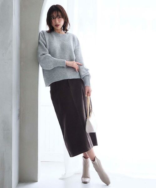 OPAQUE.CLIP / オペーク ドット クリップ ニット・セーター | スパンコールラメニット【洗える】 | 詳細1