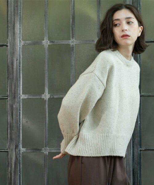 OPAQUE.CLIP / オペーク ドット クリップ ニット・セーター | スパンコールラメニット【洗える】 | 詳細24