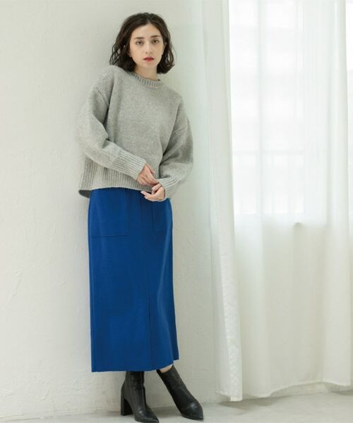 OPAQUE.CLIP / オペーク ドット クリップ ニット・セーター | スパンコールラメニット【洗える】 | 詳細5