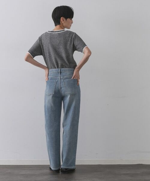 OPAQUE.CLIP / オペーク ドット クリップ ニット・セーター | ツイードライクポケット付きニット【洗濯機洗い可/抗ピル】 | 詳細7