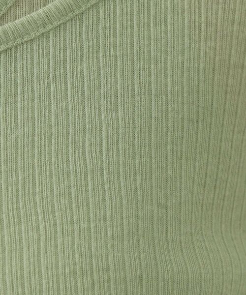 OPAQUE.CLIP / オペーク ドット クリップ カットソー | シアーリブレイヤードカットソー【洗濯機洗い可】 | 詳細12