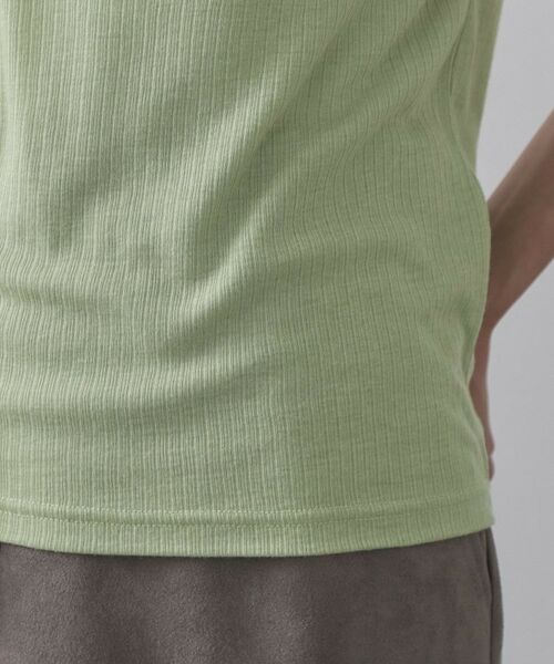 OPAQUE.CLIP / オペーク ドット クリップ カットソー | シアーリブレイヤードカットソー【洗濯機洗い可】 | 詳細18