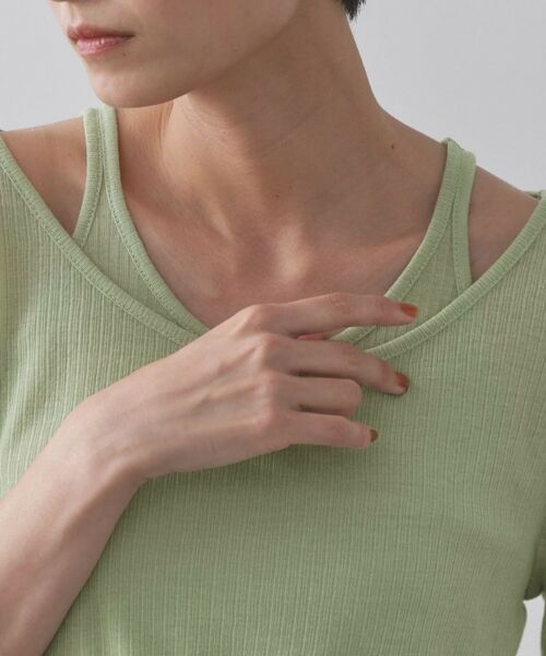 OPAQUE.CLIP / オペーク ドット クリップ カットソー | シアーリブレイヤードカットソー【洗濯機洗い可】 | 詳細25