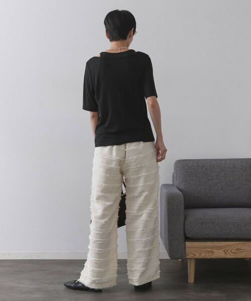 OPAQUE.CLIP / オペーク ドット クリップ カットソー | シアーリブレイヤードカットソー【洗濯機洗い可】 | 詳細7