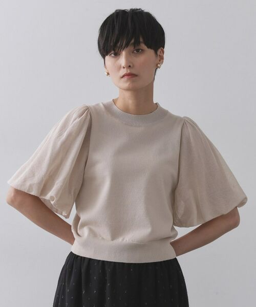 OPAQUE.CLIP / オペーク ドット クリップ ニット・セーター | バルーンスリーブニット【洗濯機洗い可】 | 詳細12