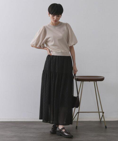 OPAQUE.CLIP / オペーク ドット クリップ ニット・セーター | バルーンスリーブニット【洗濯機洗い可】 | 詳細5